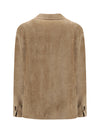 fluid corduroy jacket with monile