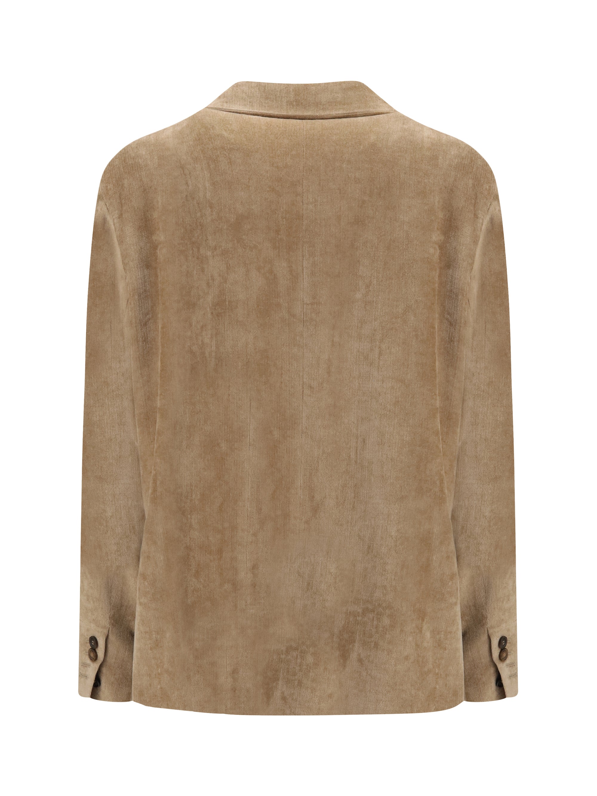 fluid corduroy jacket with monile