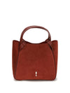 mini bettina suede tote bag