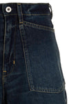 denim cotton shorts