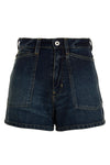 denim cotton shorts