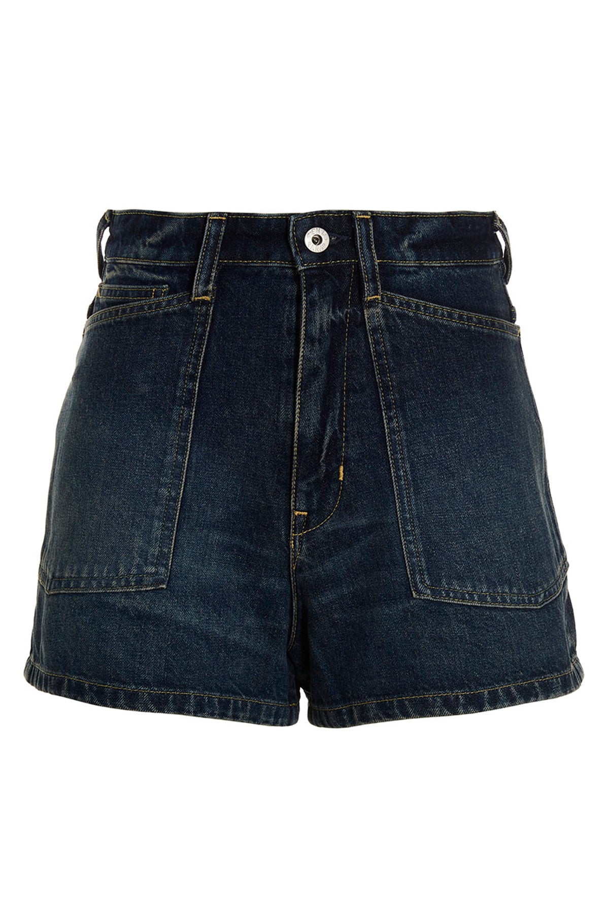 denim cotton shorts