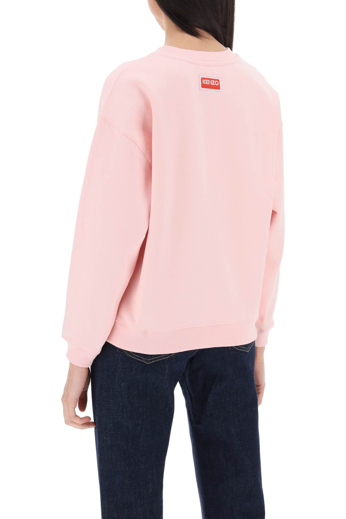 bokè flower crew-neck sweatshirt