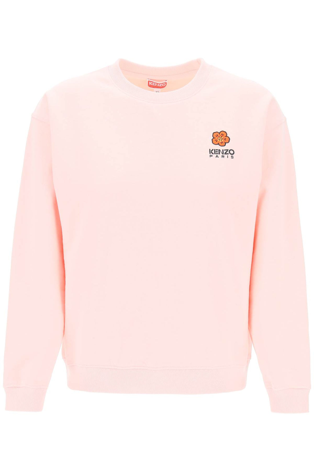 crew-neck sweatshirt with embroidery