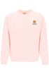 crew-neck sweatshirt with embroidery