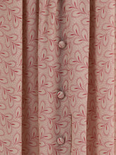 KRISTINA TI 40 half circle skirt with foliage print