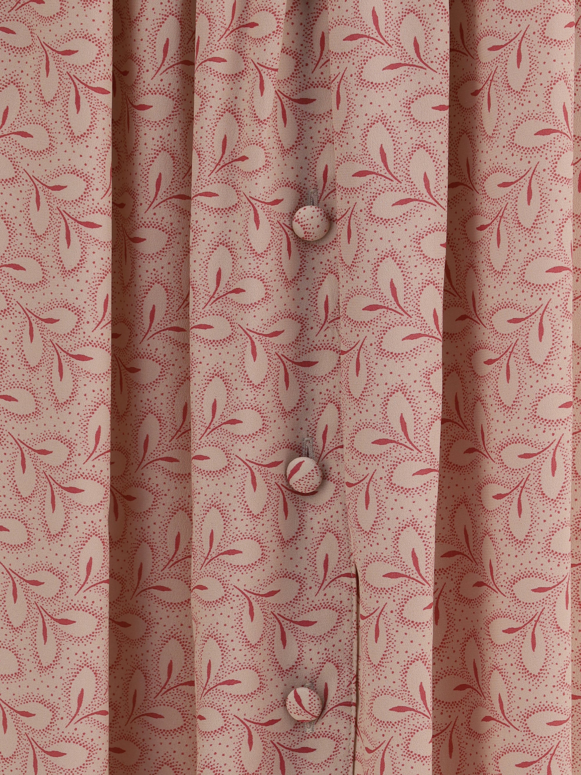 KRISTINA TI 40 half circle skirt with foliage print