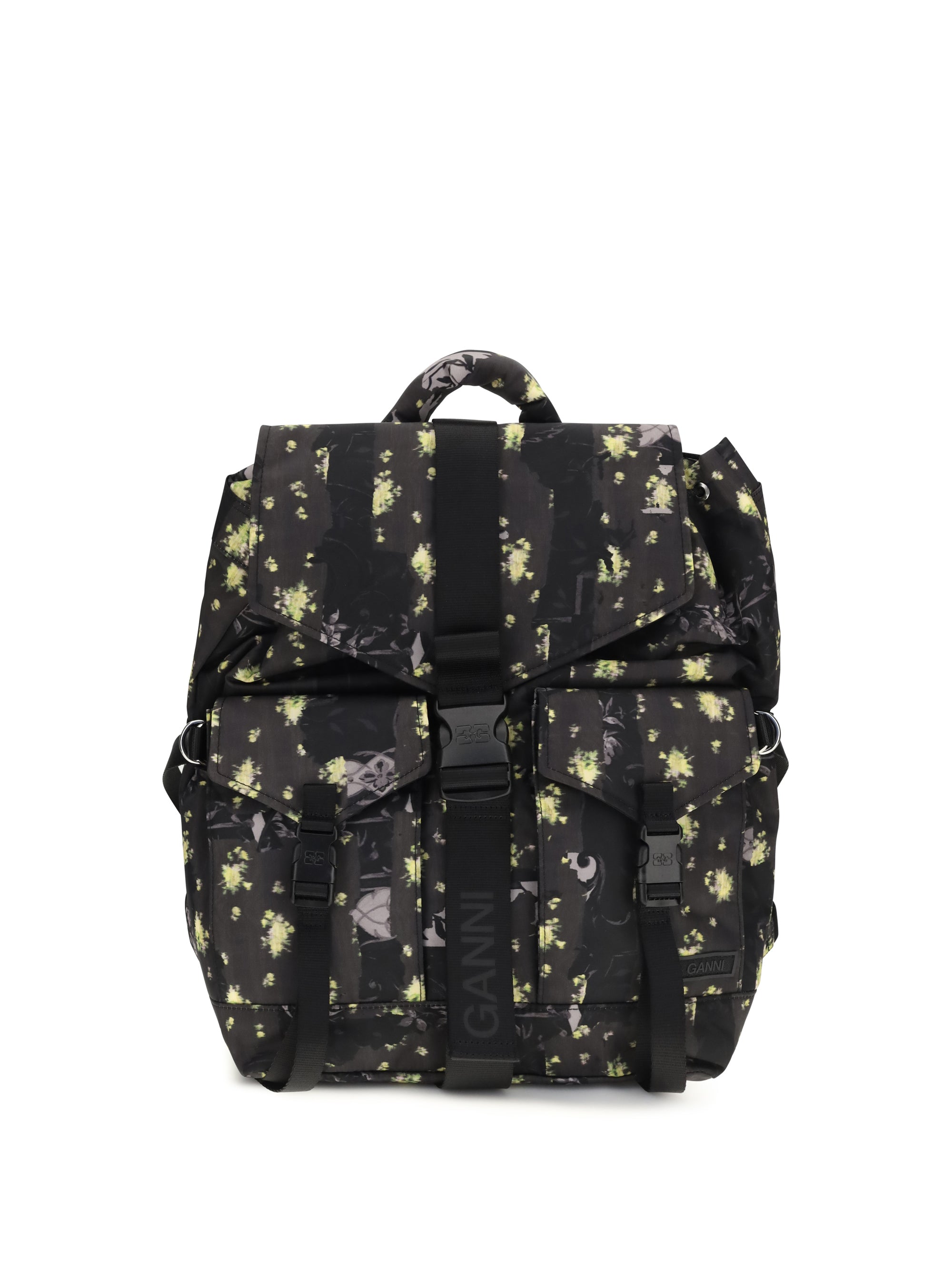 re-tech nylon print backpack