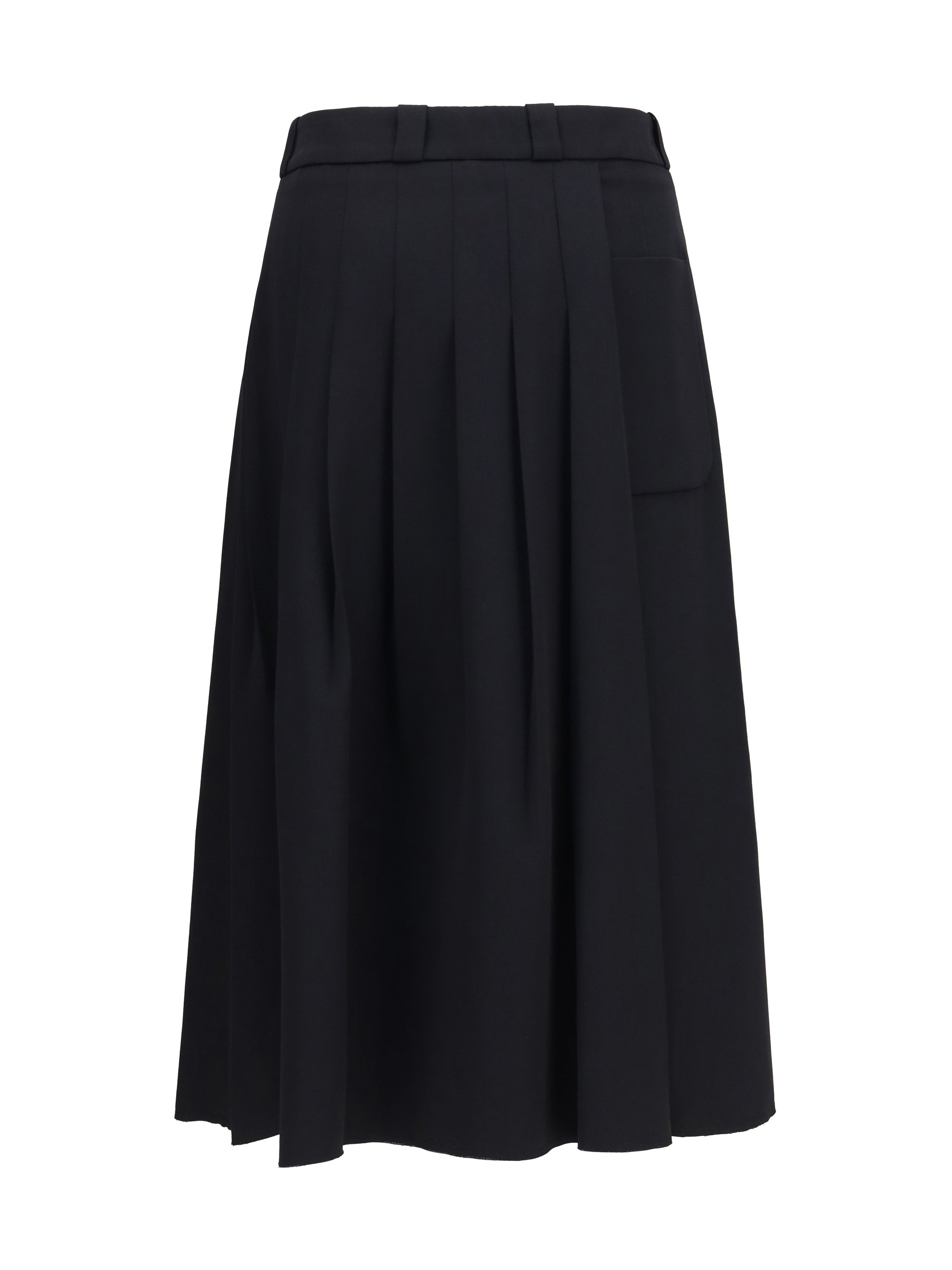 origami midi skirt