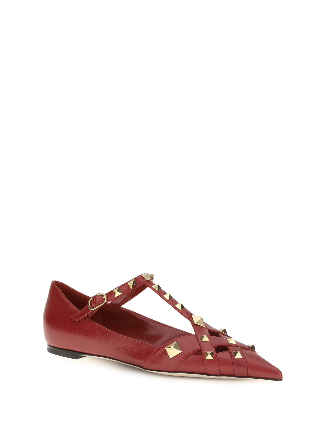 VALENTINO GARAVANI 36 studdy ballerinas in kidskin