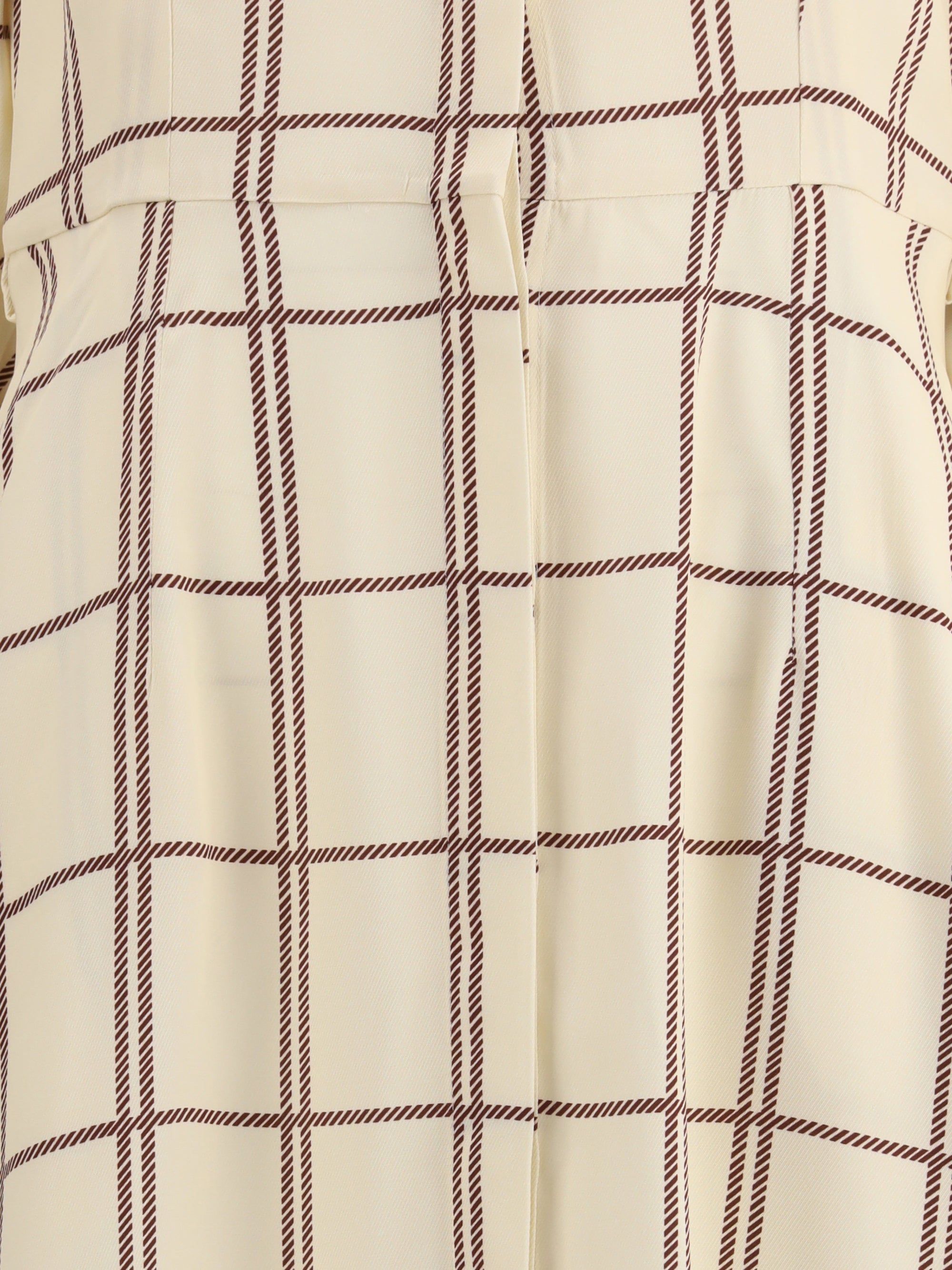 CRIDA MILANO 0 checked midi dress