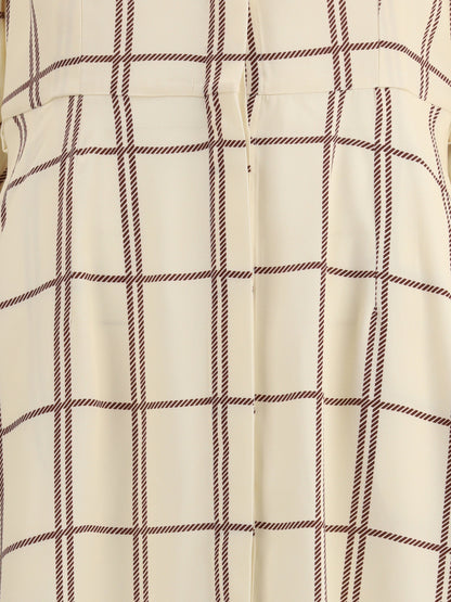 CRIDA MILANO 0 checked midi dress