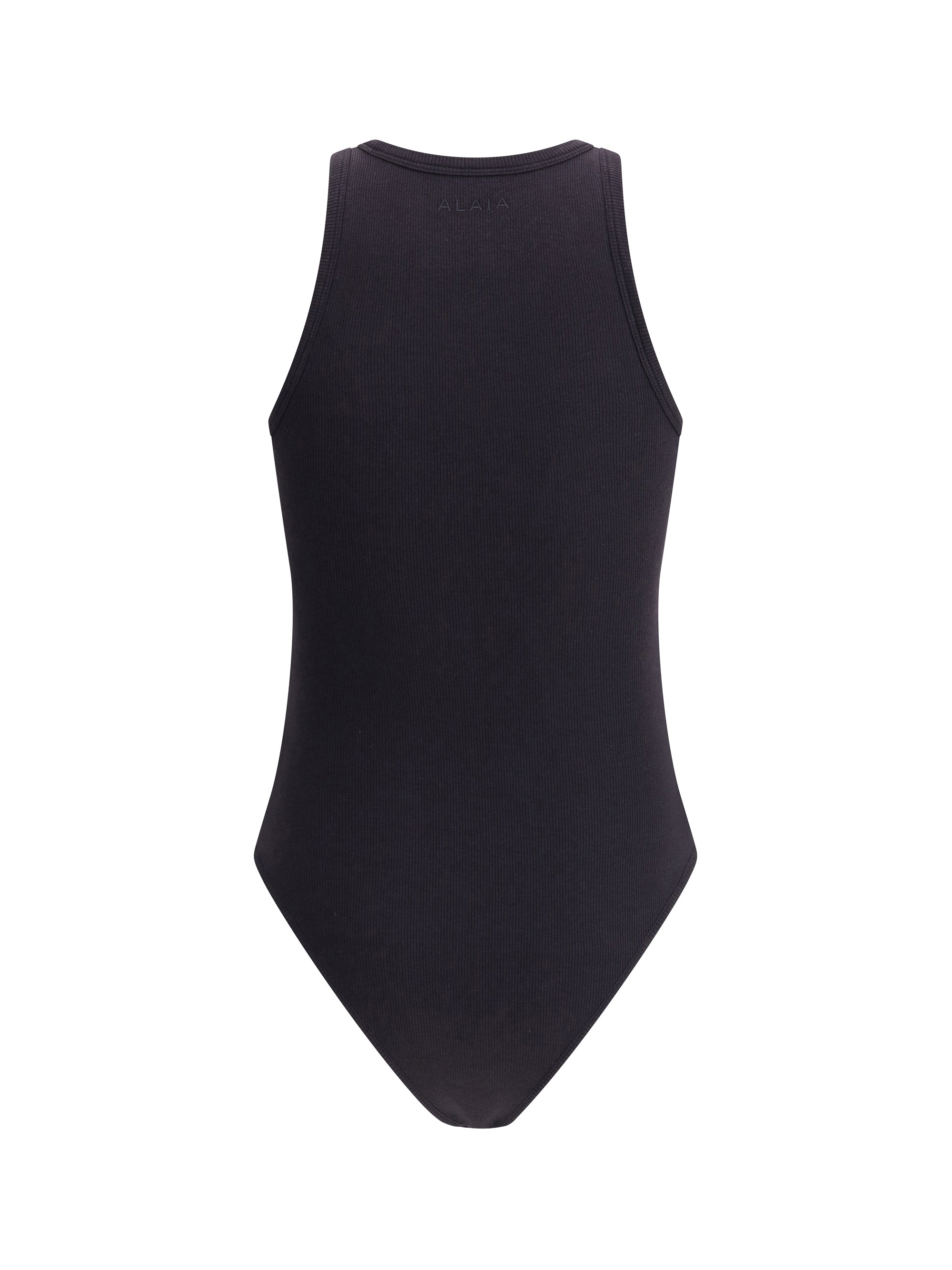 ALAIA 38 halter ribbed bodysuit