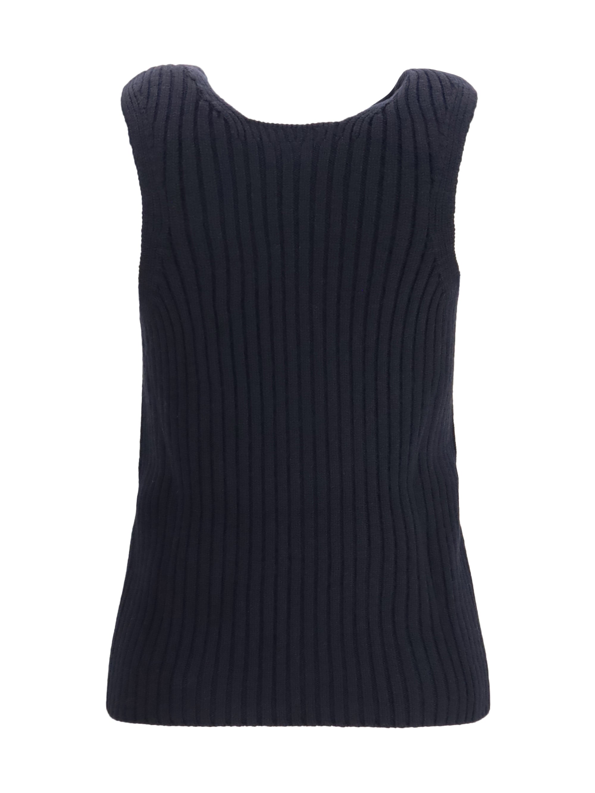 merino wool ribbed tank top
