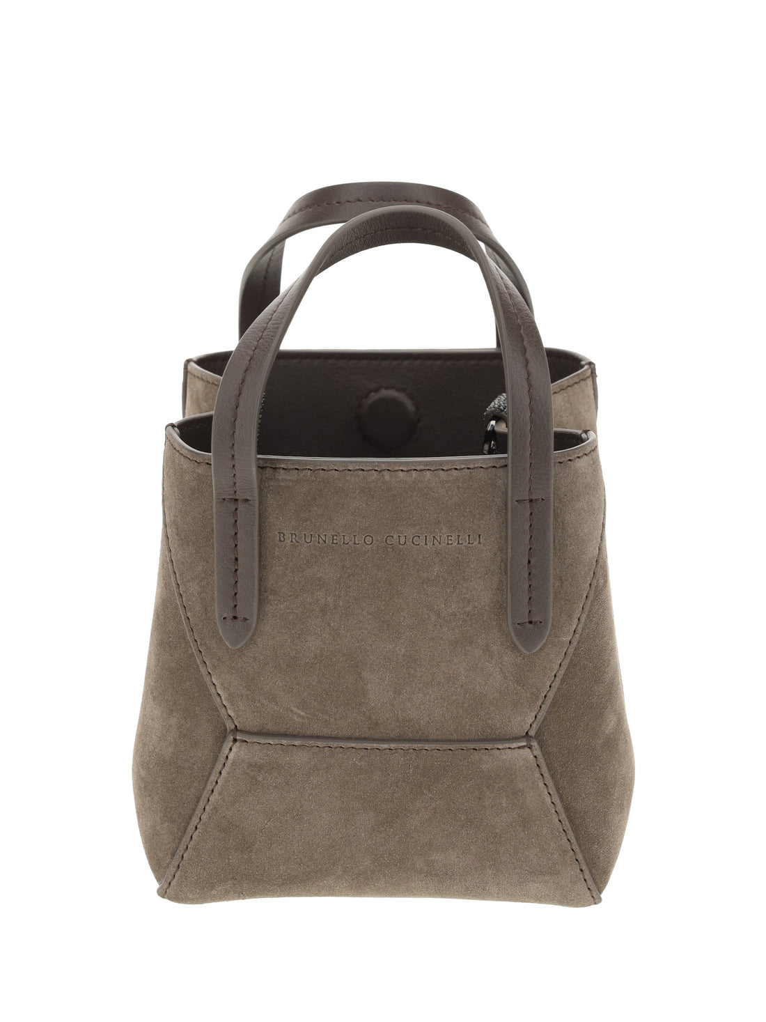 BRUNELLO CUCINELLI OS suede shoulder bag