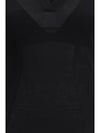 sweater long-sleeve with v-open neckline