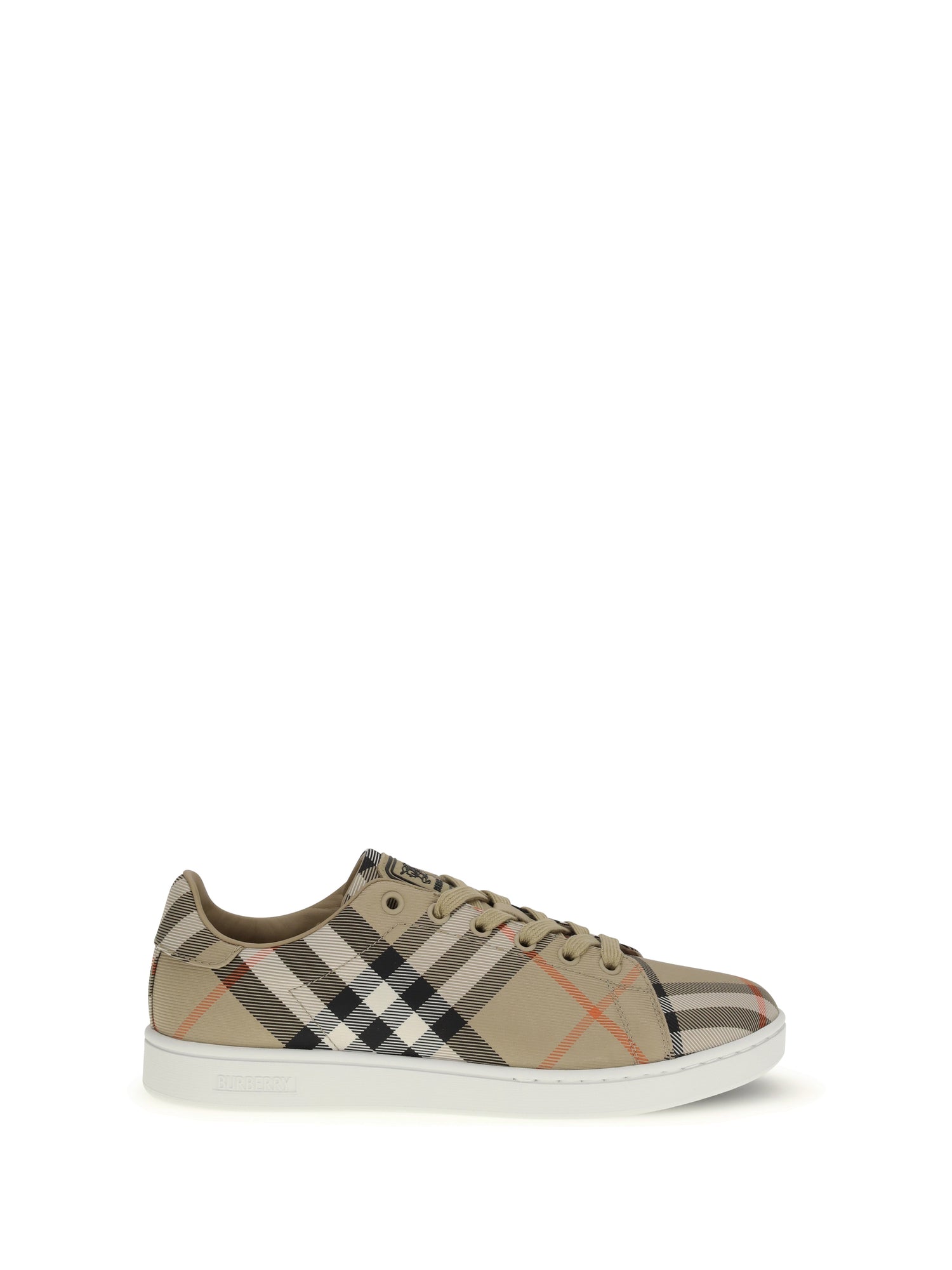BURBERRY 36 check canvas set sneakers