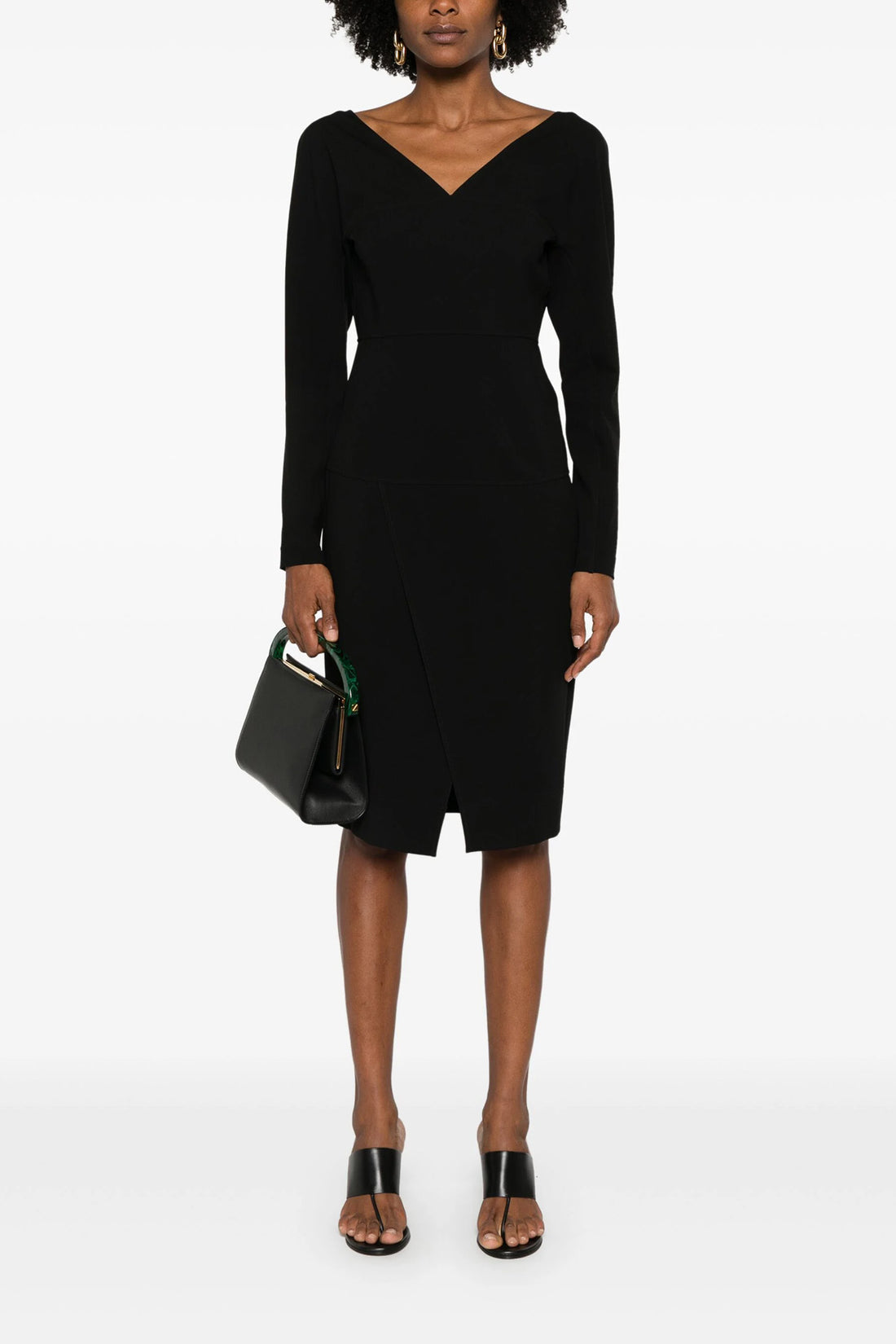 FENDI 38 techno jersey fabric dress