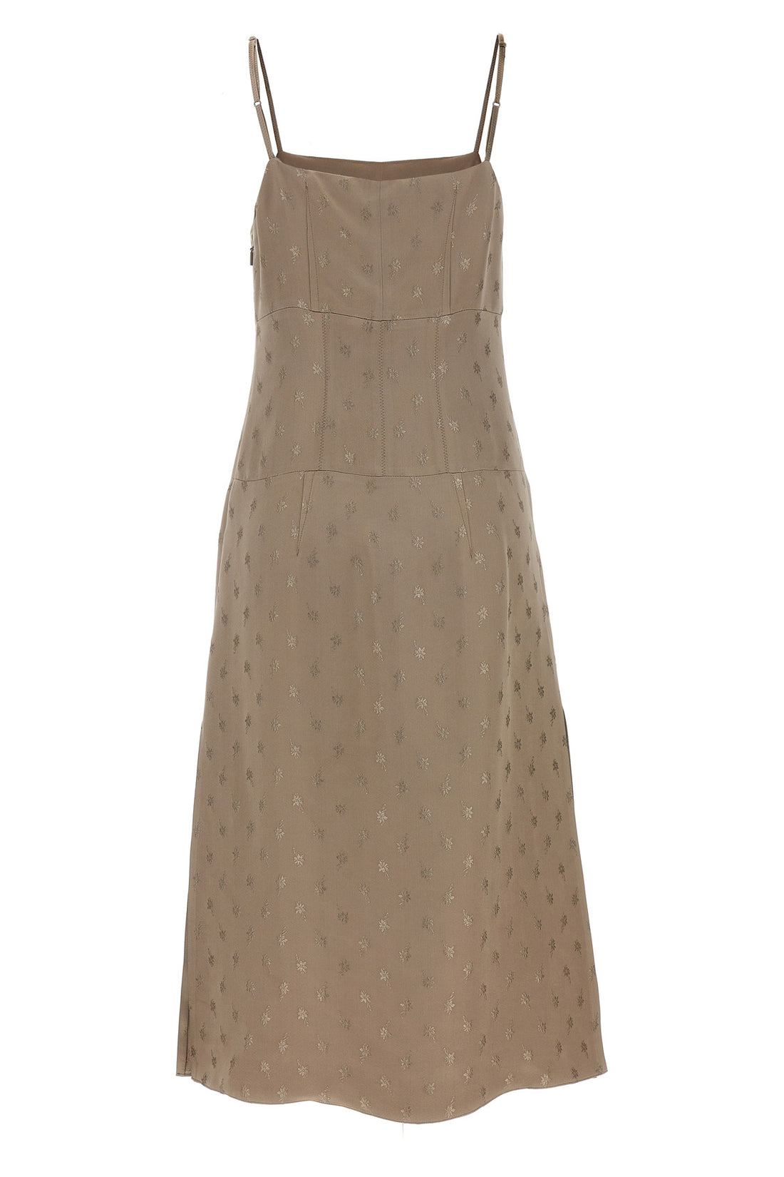 FENDI 38 satin midi dress