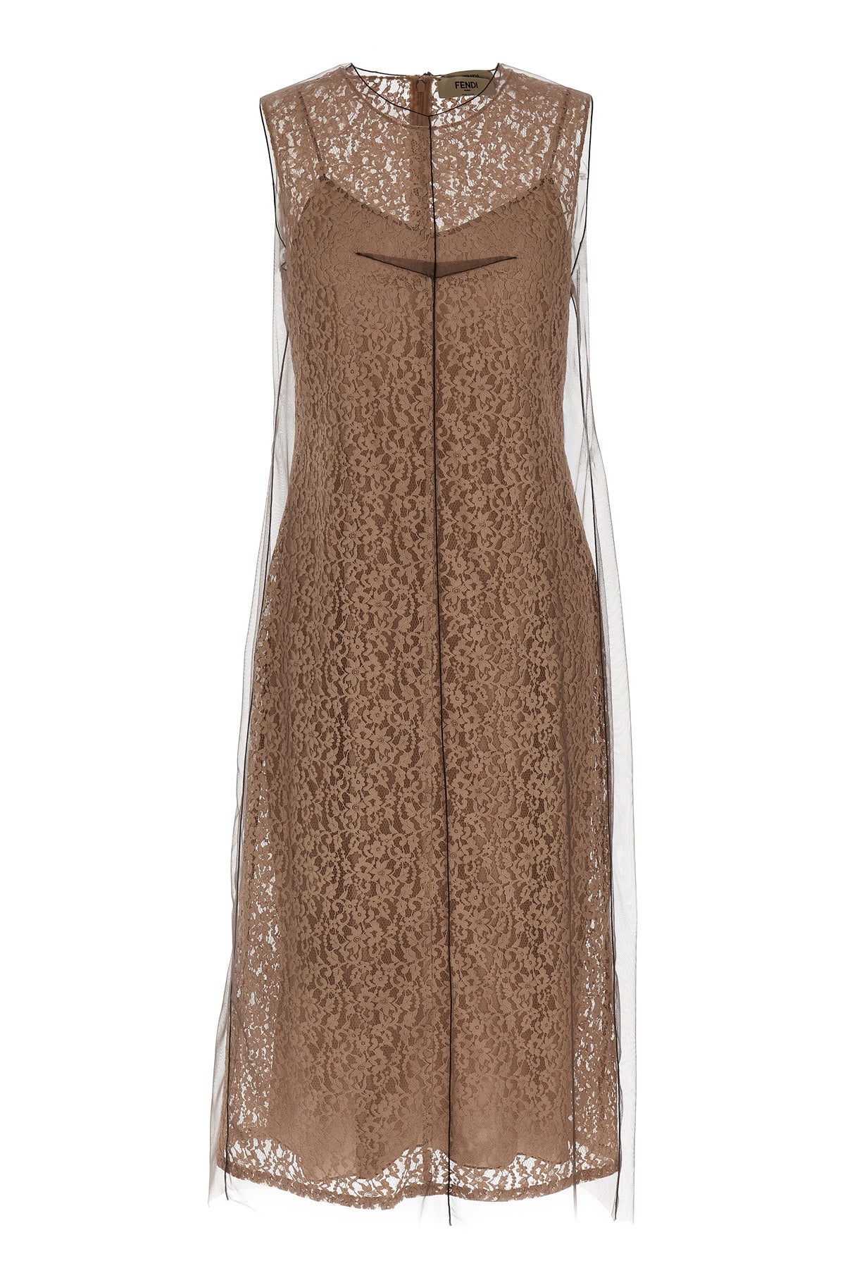 floral lace midi dress