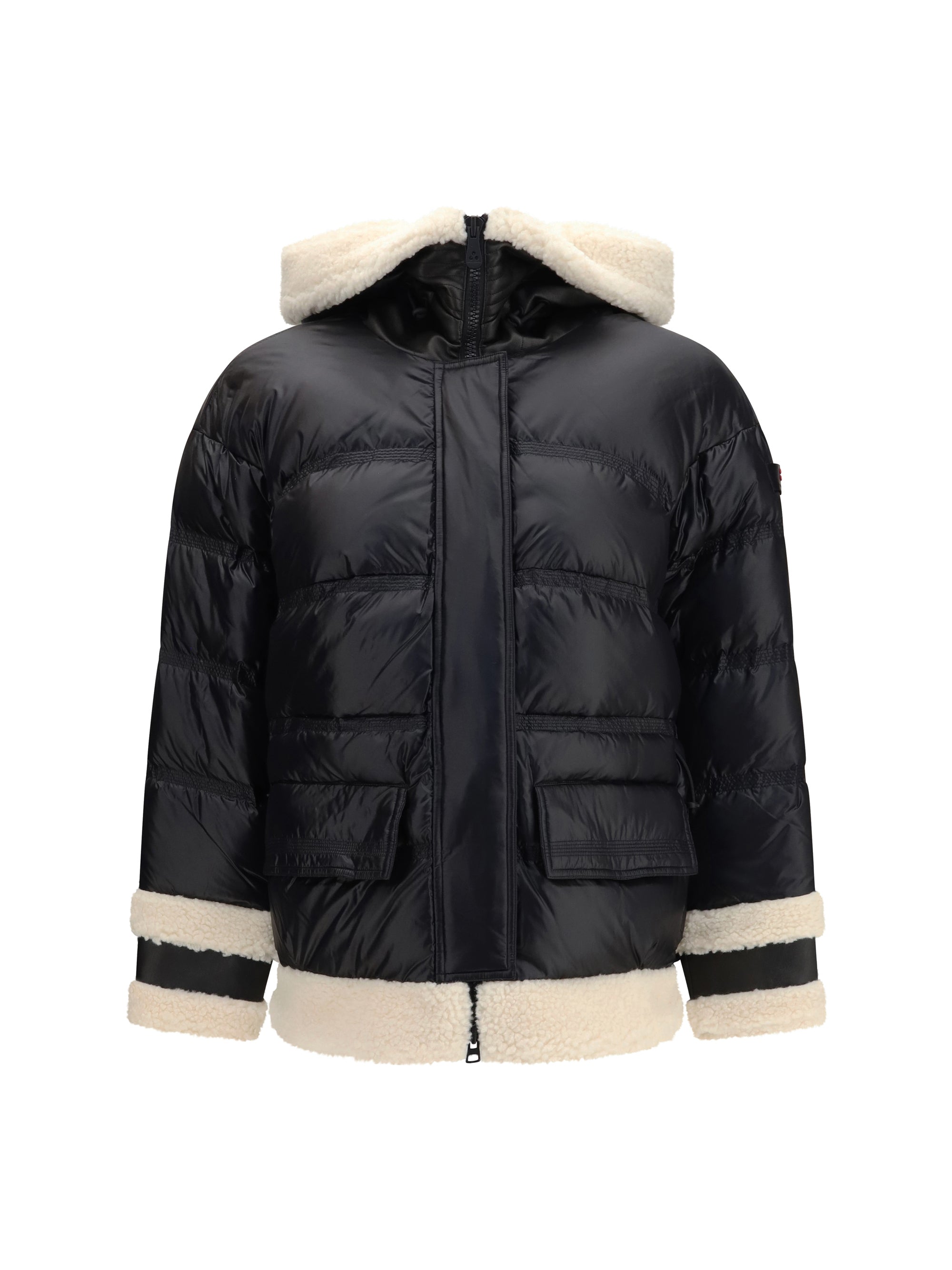 kunto bg faux fur puffer jacket