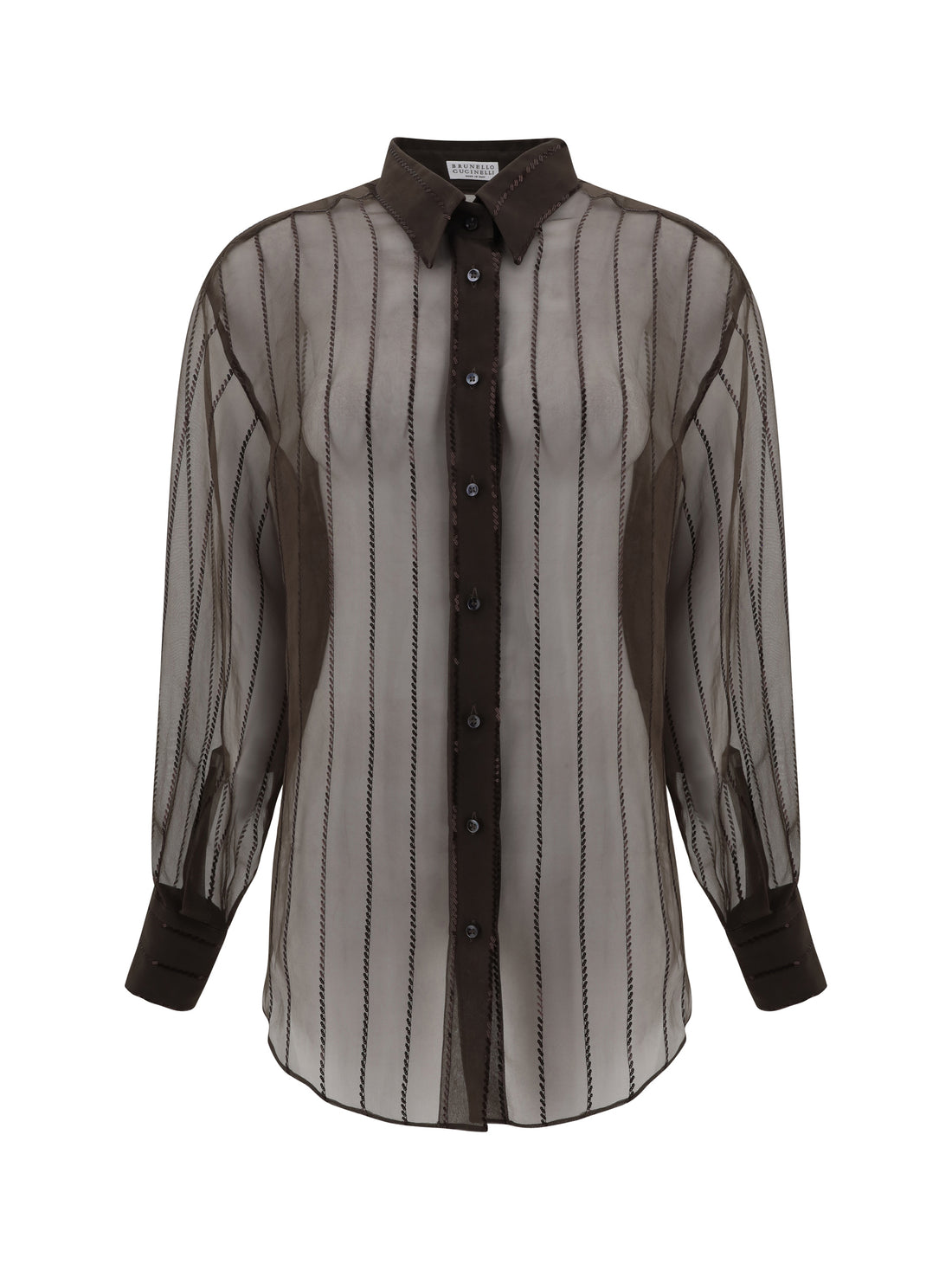 BRUNELLO CUCINELLI L silk shirt