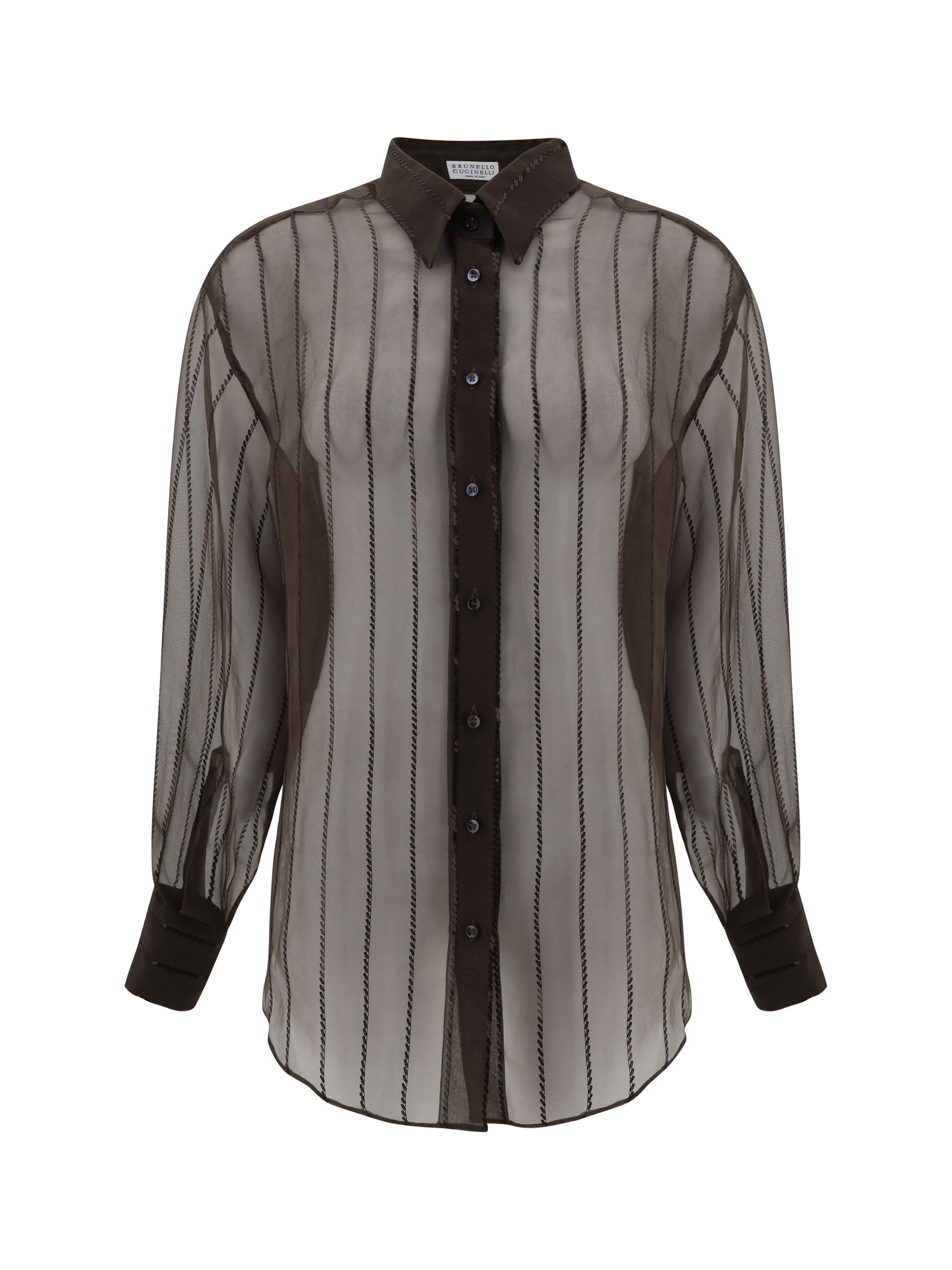 BRUNELLO CUCINELLI L silk shirt