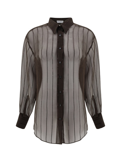 BRUNELLO CUCINELLI L silk shirt
