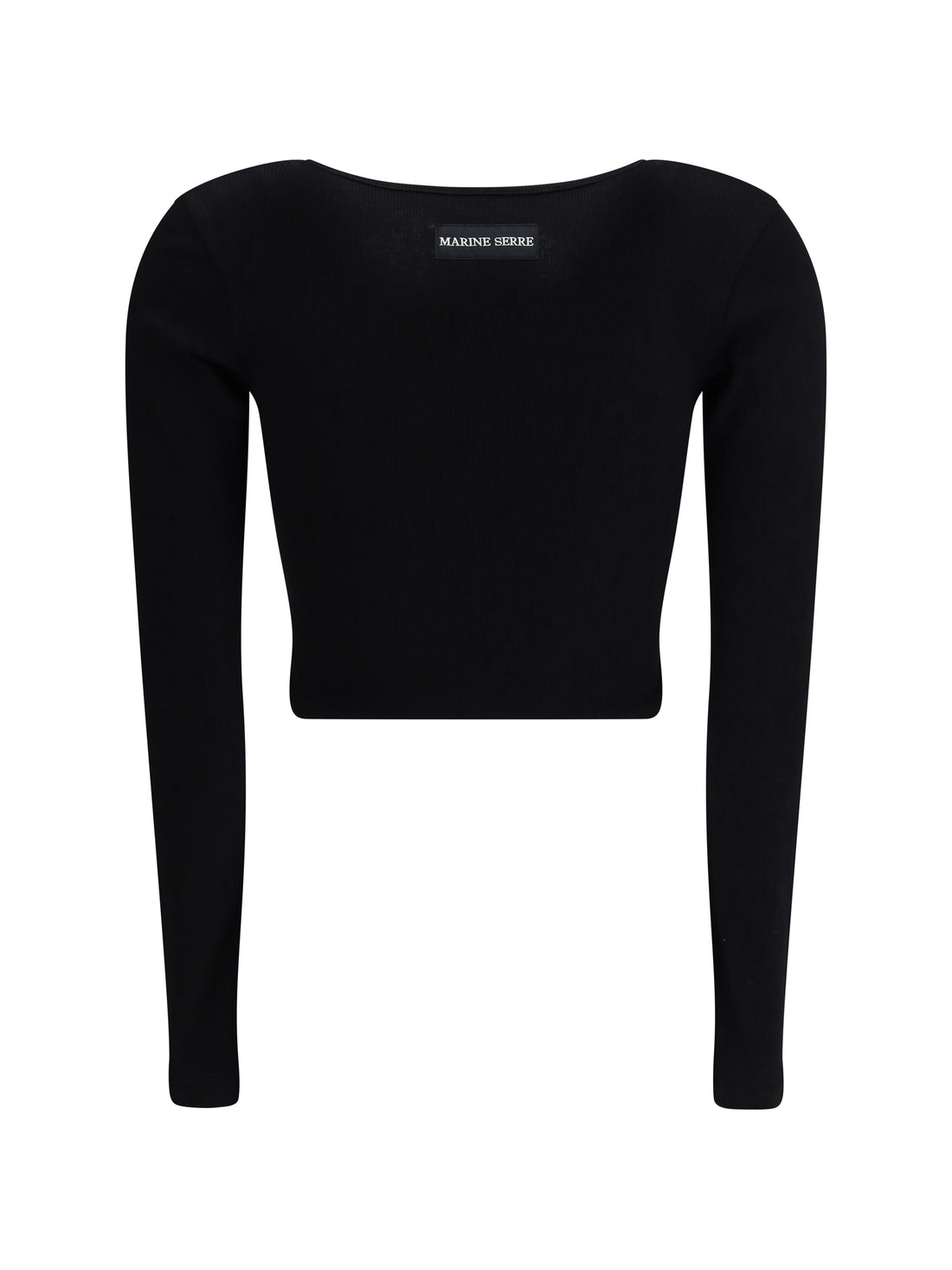 MARINE SERRE M moon logo long-sleeved top