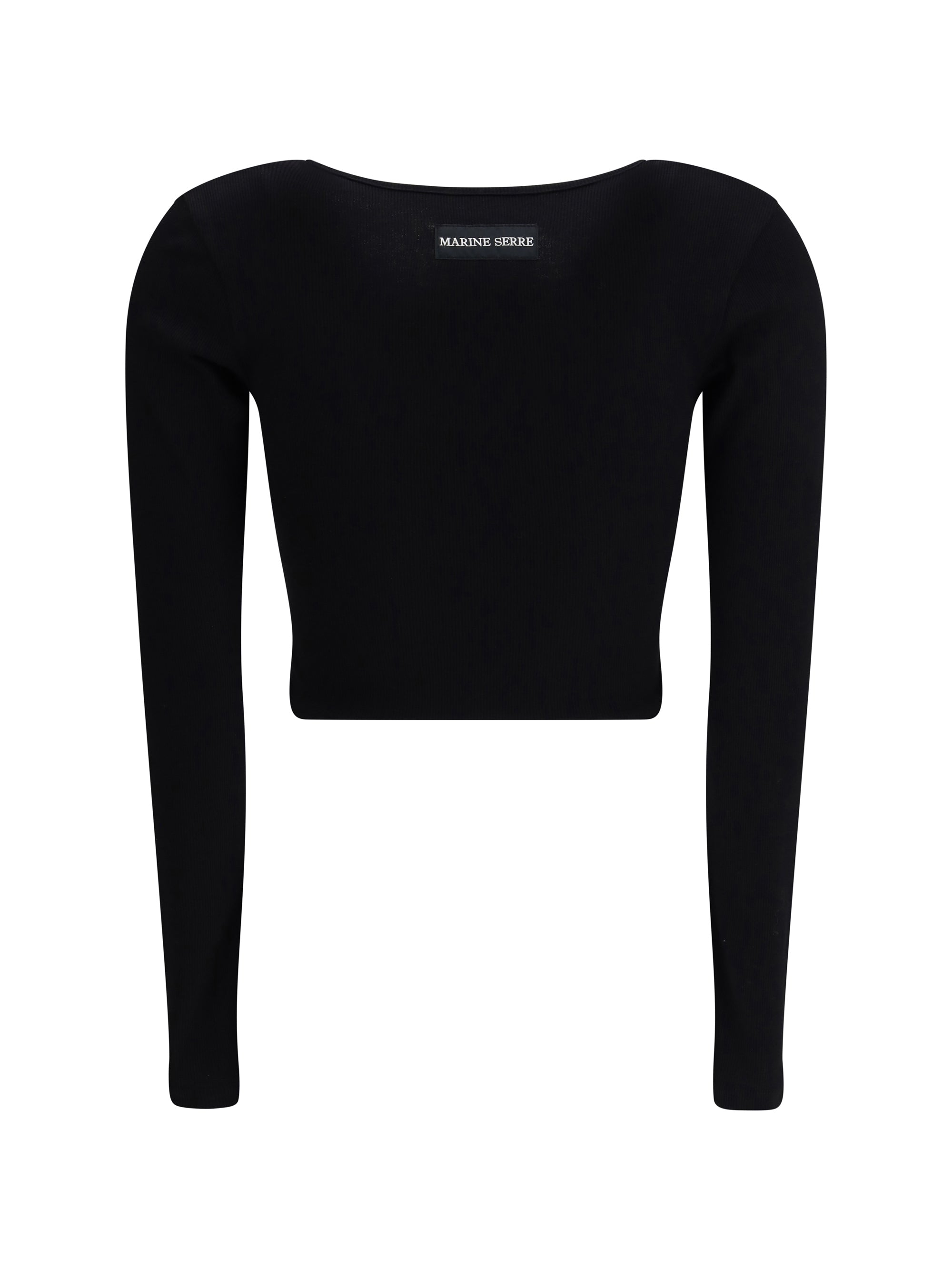 MARINE SERRE M moon logo long-sleeved top