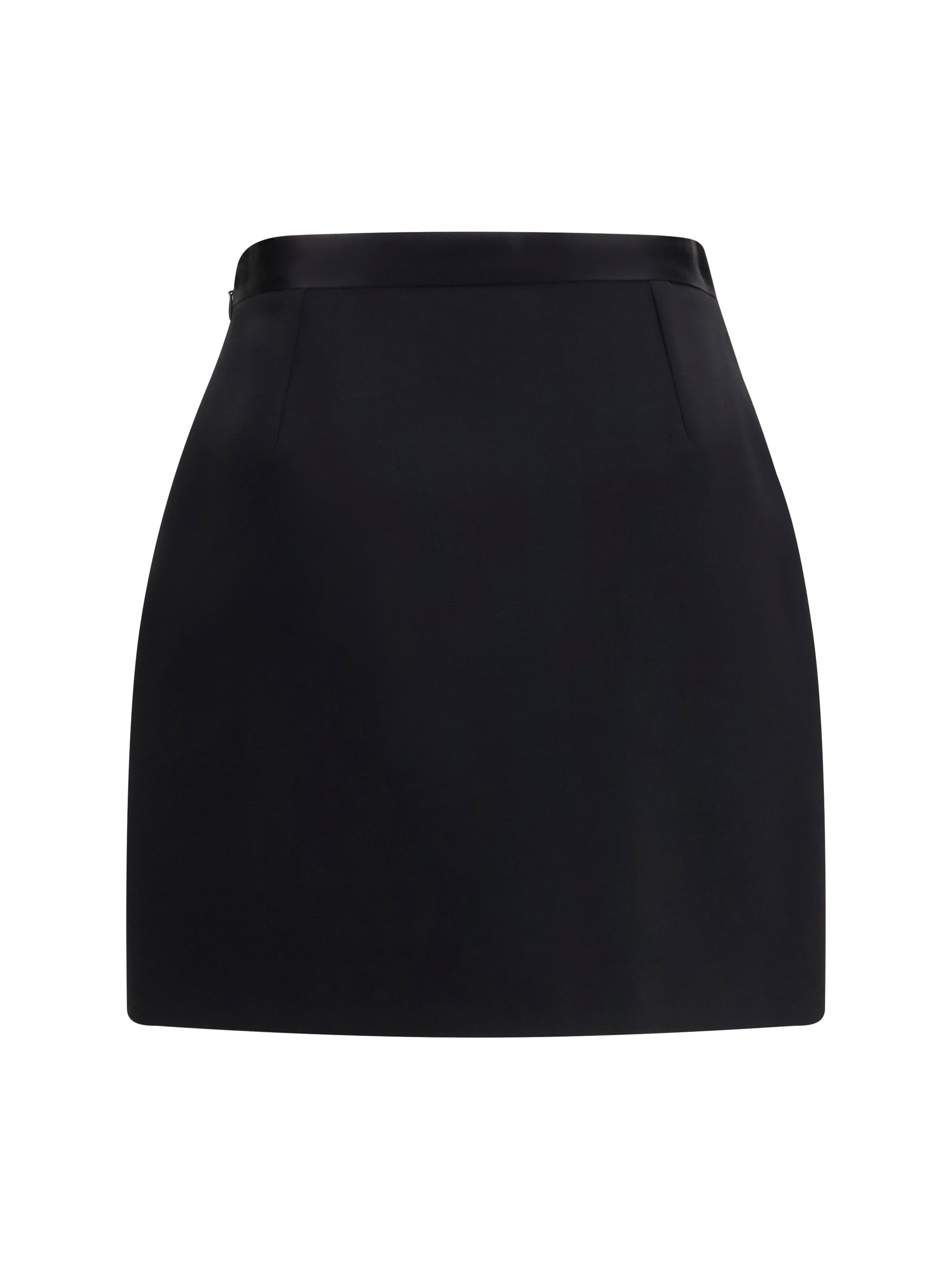 wool mini skirt