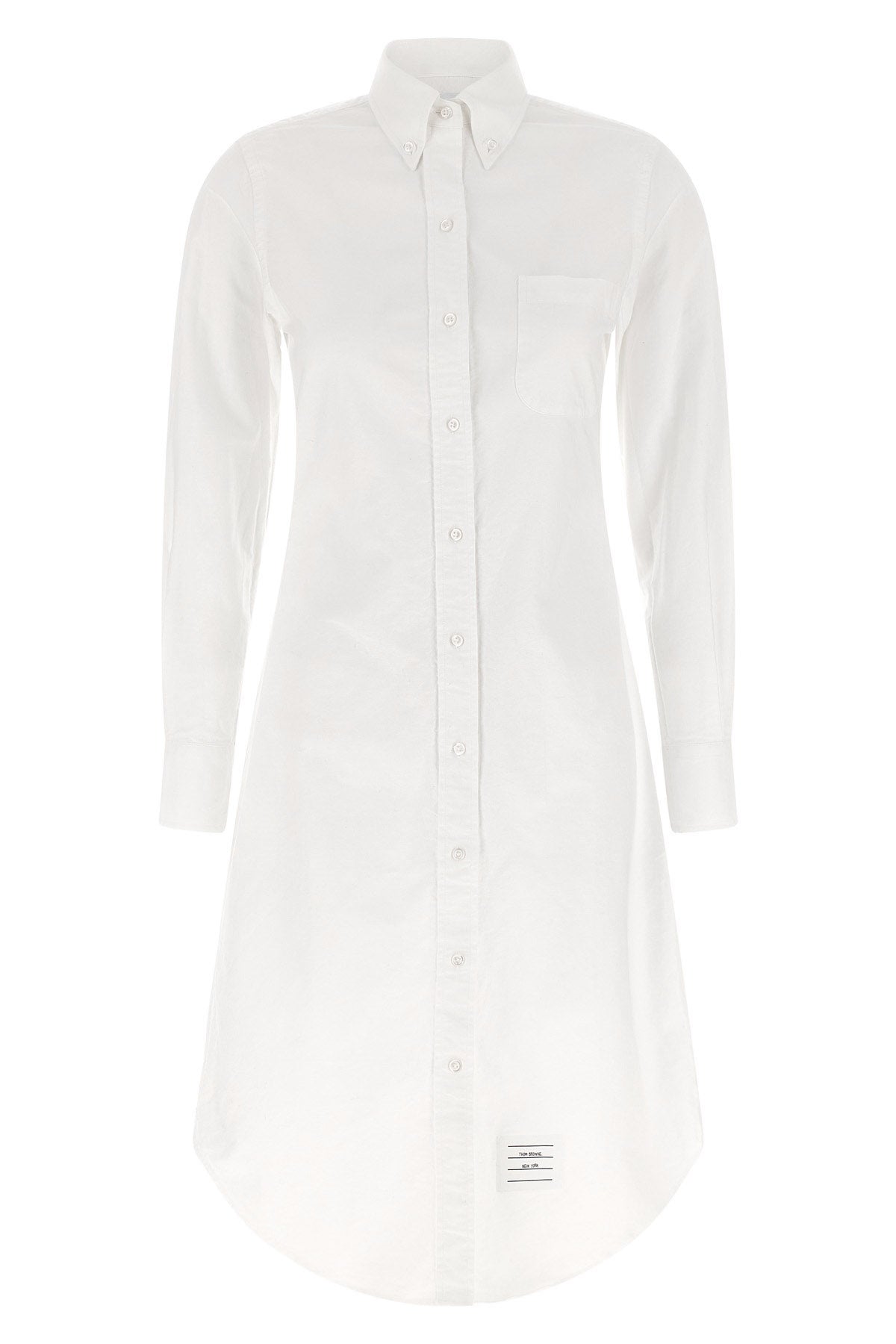 white cotton chermisier buttons closure