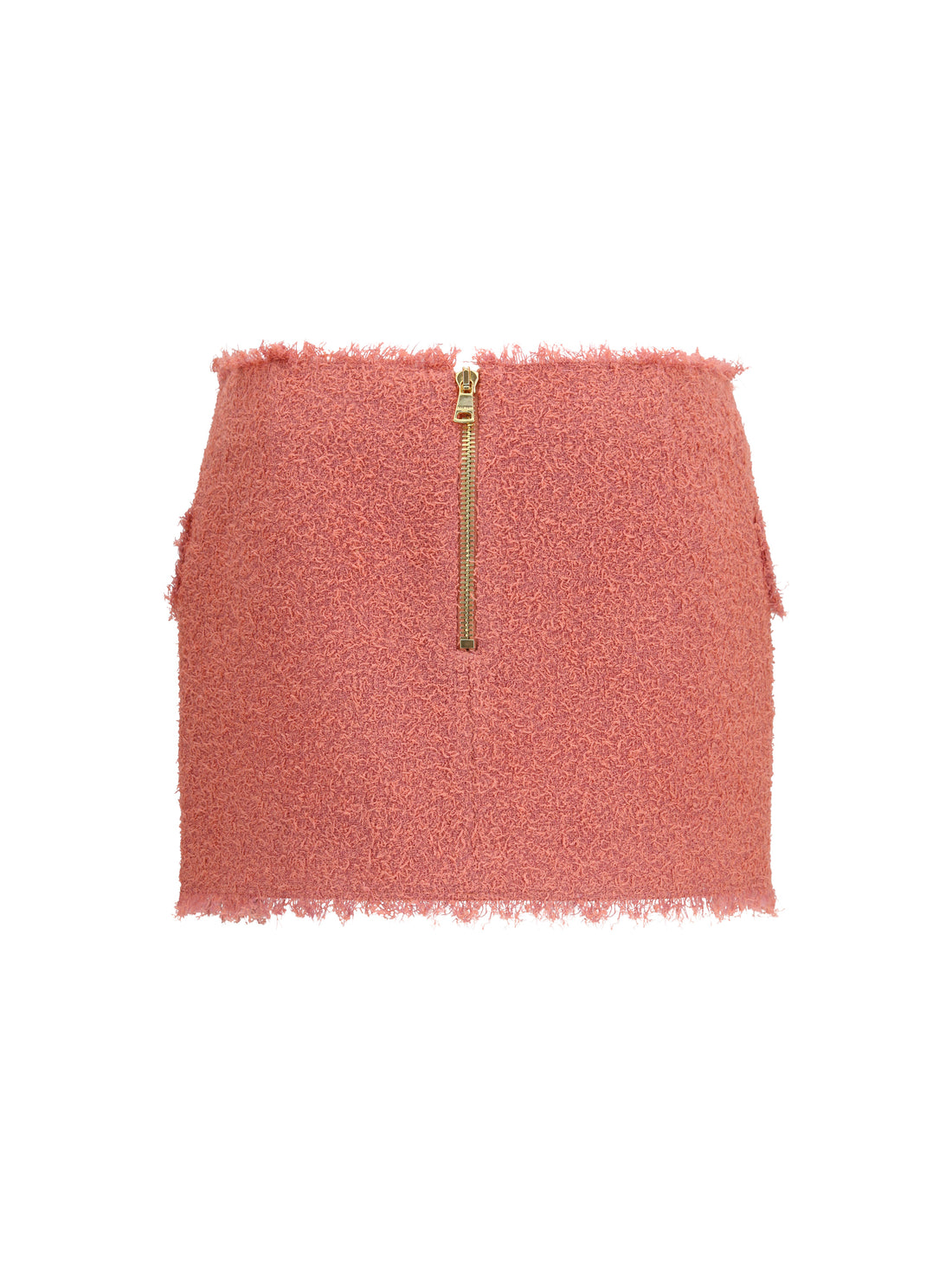 BALMAIN 40 tweed mini skirt