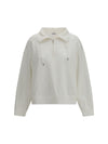 sweatshirt with logo patch