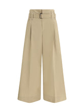 BRUNELLO CUCINELLI 42 pleated crop pants
