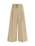 BRUNELLO CUCINELLI 42 pleated crop pants