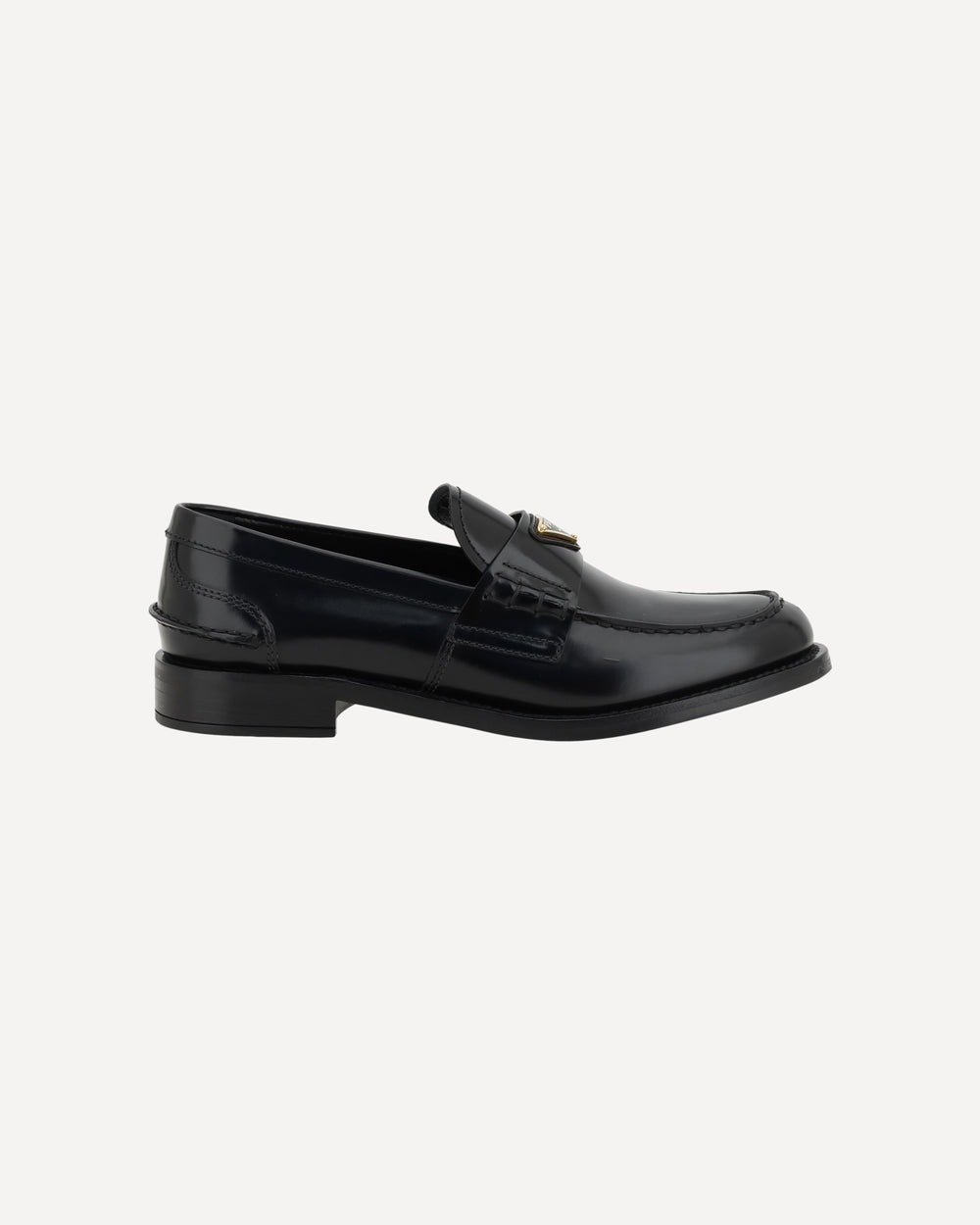 Prada Logo Loafers Black