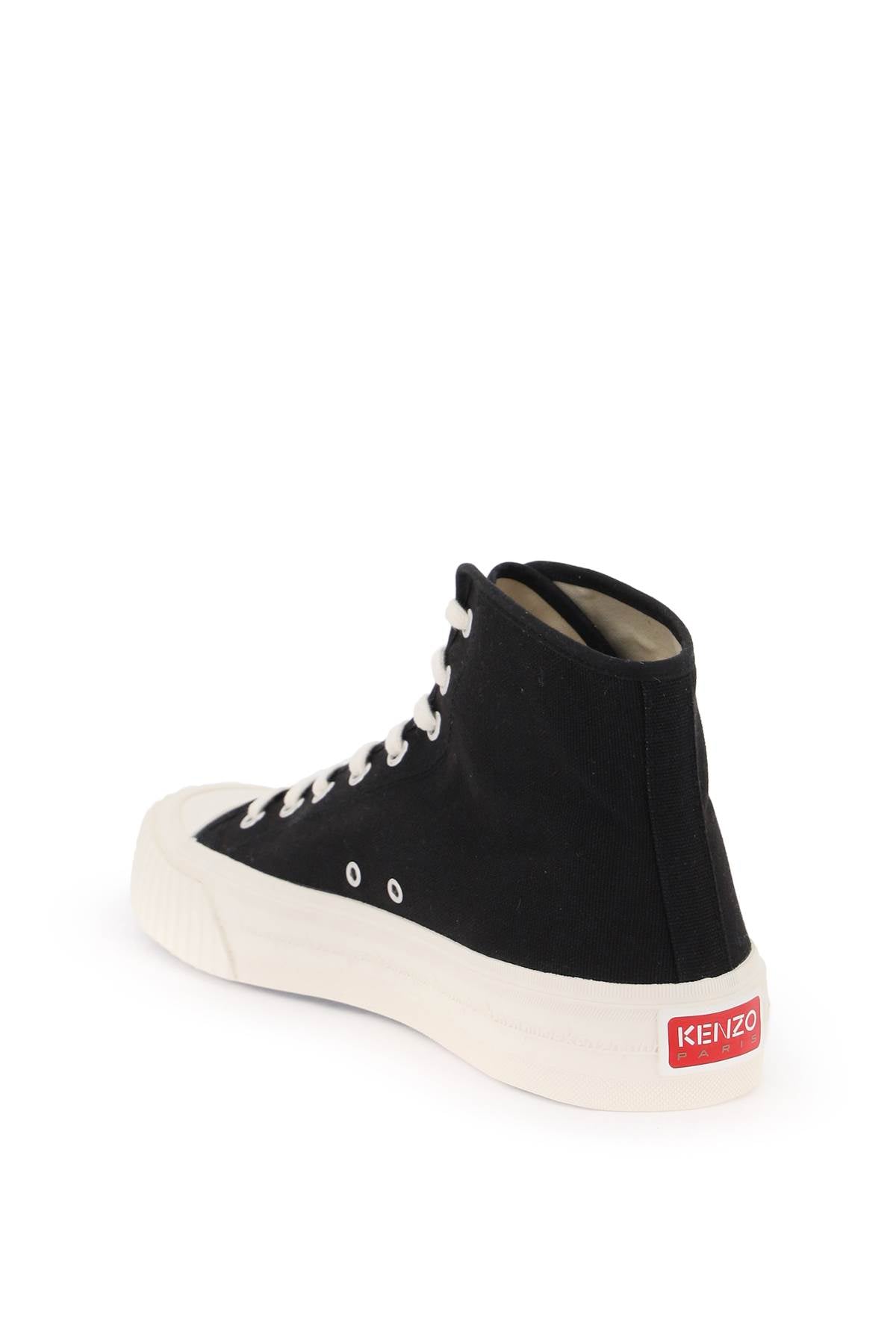 canvas high-top sneakers