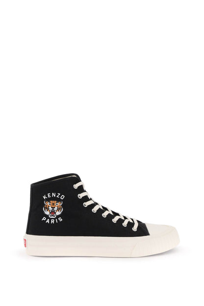 canvas high-top sneakers