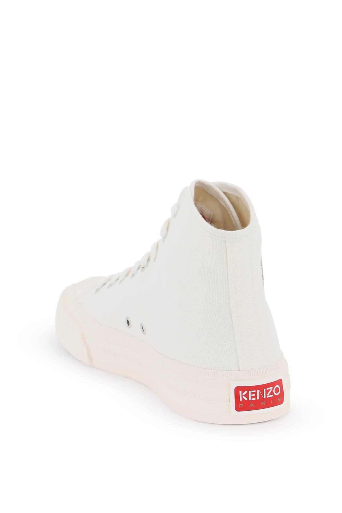 canvas high-top sneakers