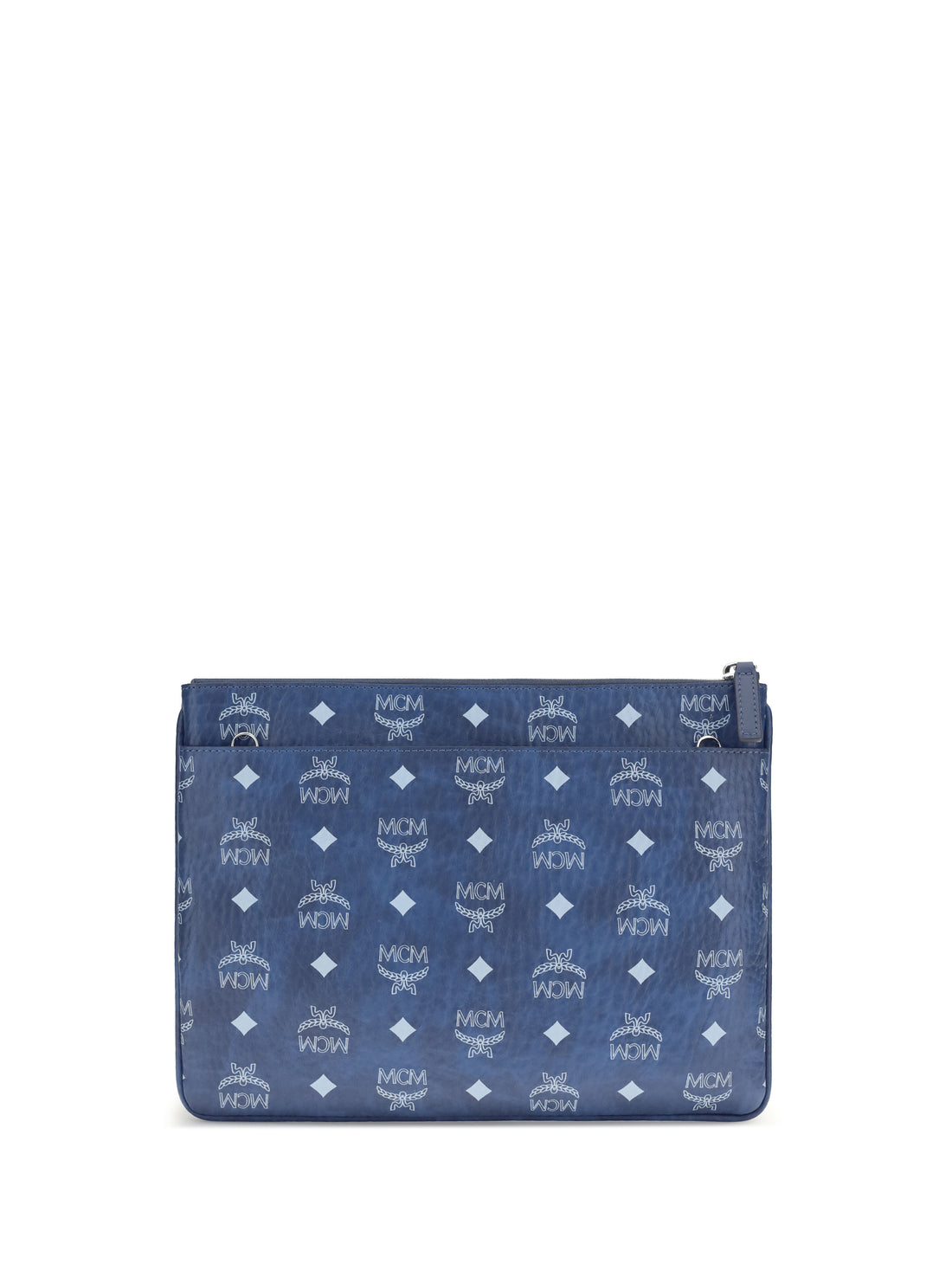 MCM OS pouch with visetos print