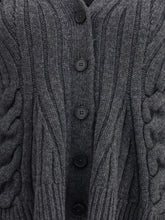 ALEXANDER MCQUEEN M peplum cable cardigan