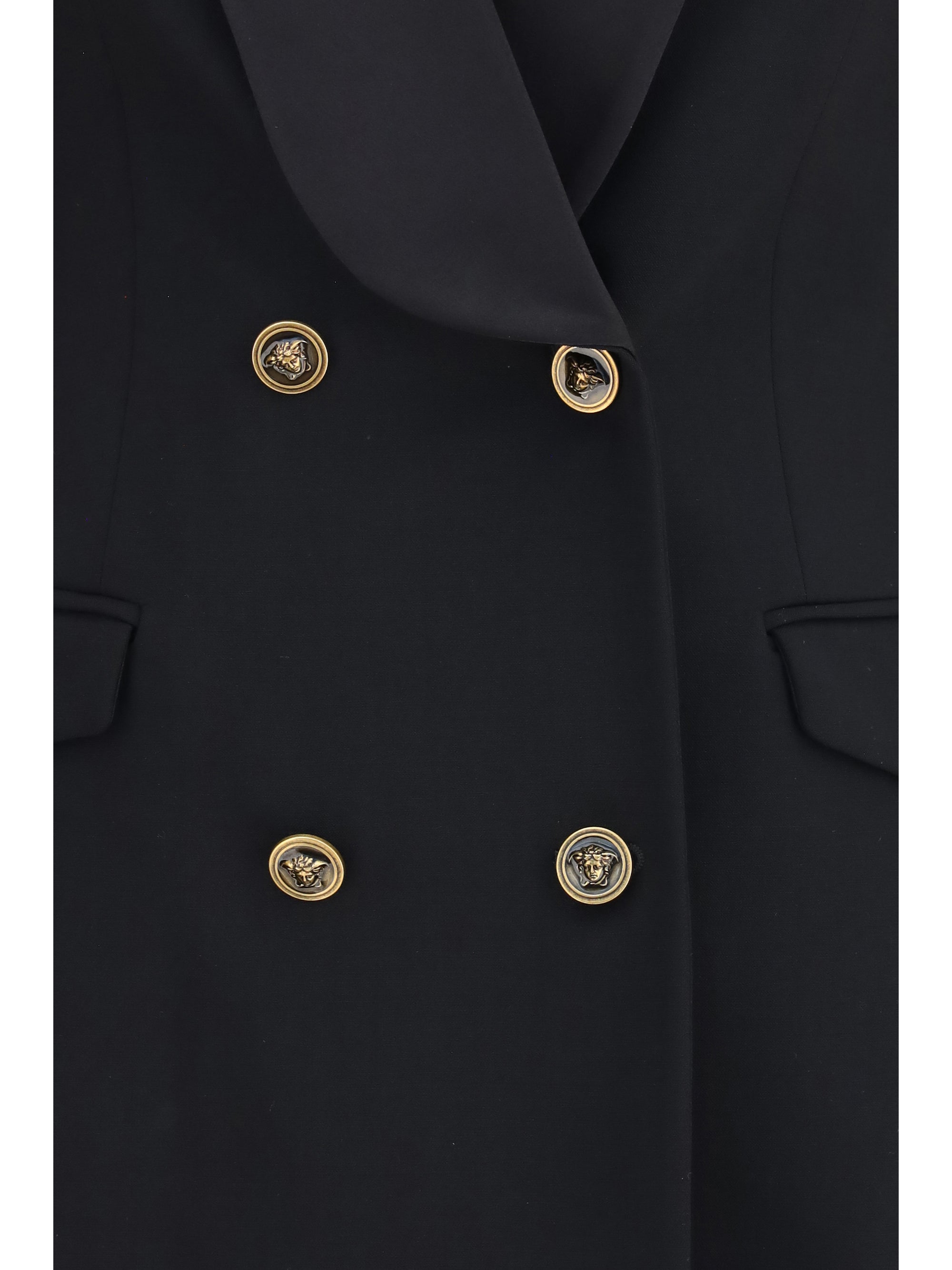 wool double breasted blazer