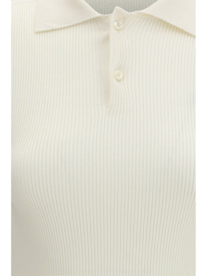 RIER L long-sleeve silk polo