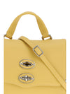 saeta baby leather postina handbag
