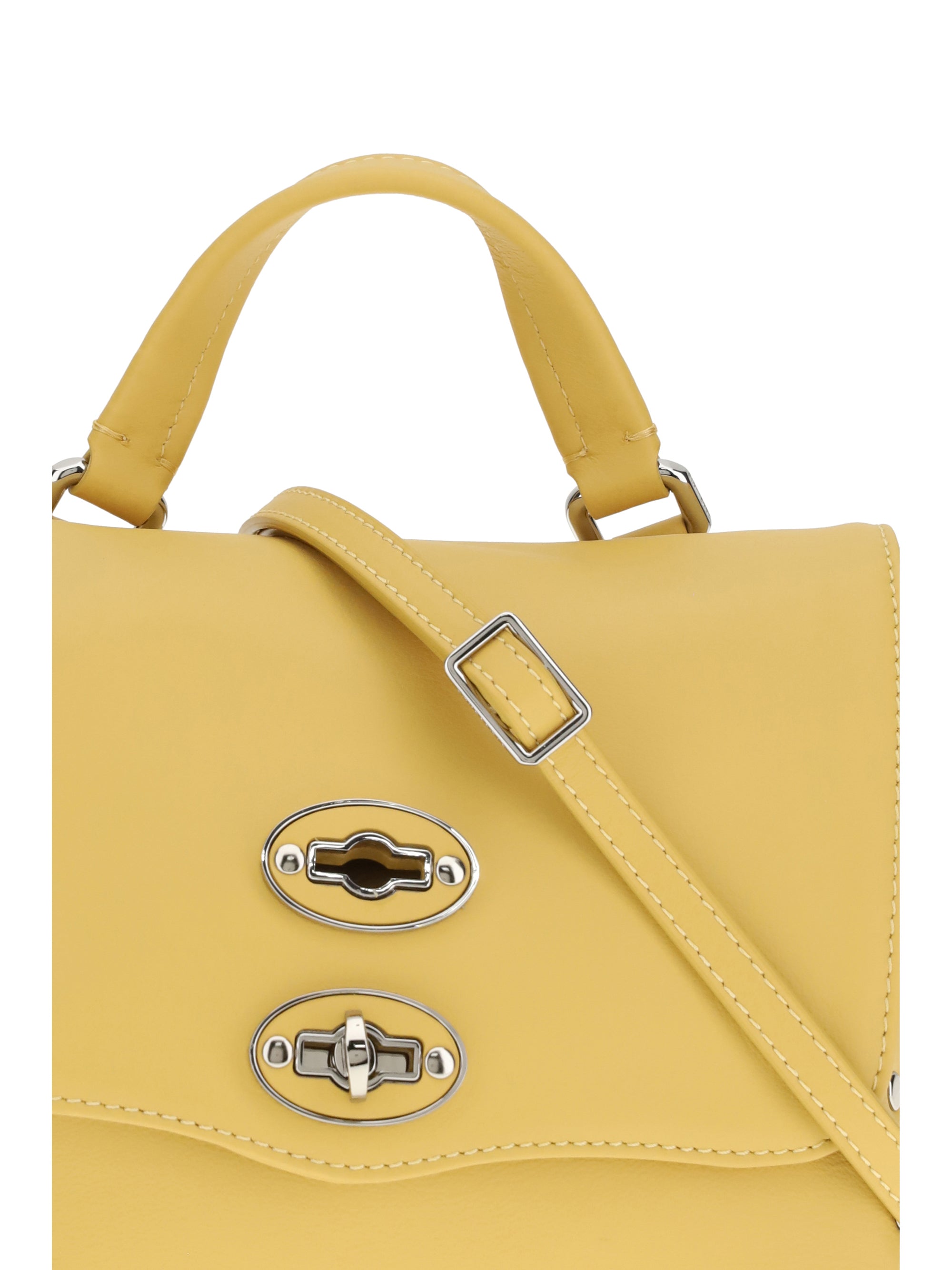 saeta baby leather postina handbag