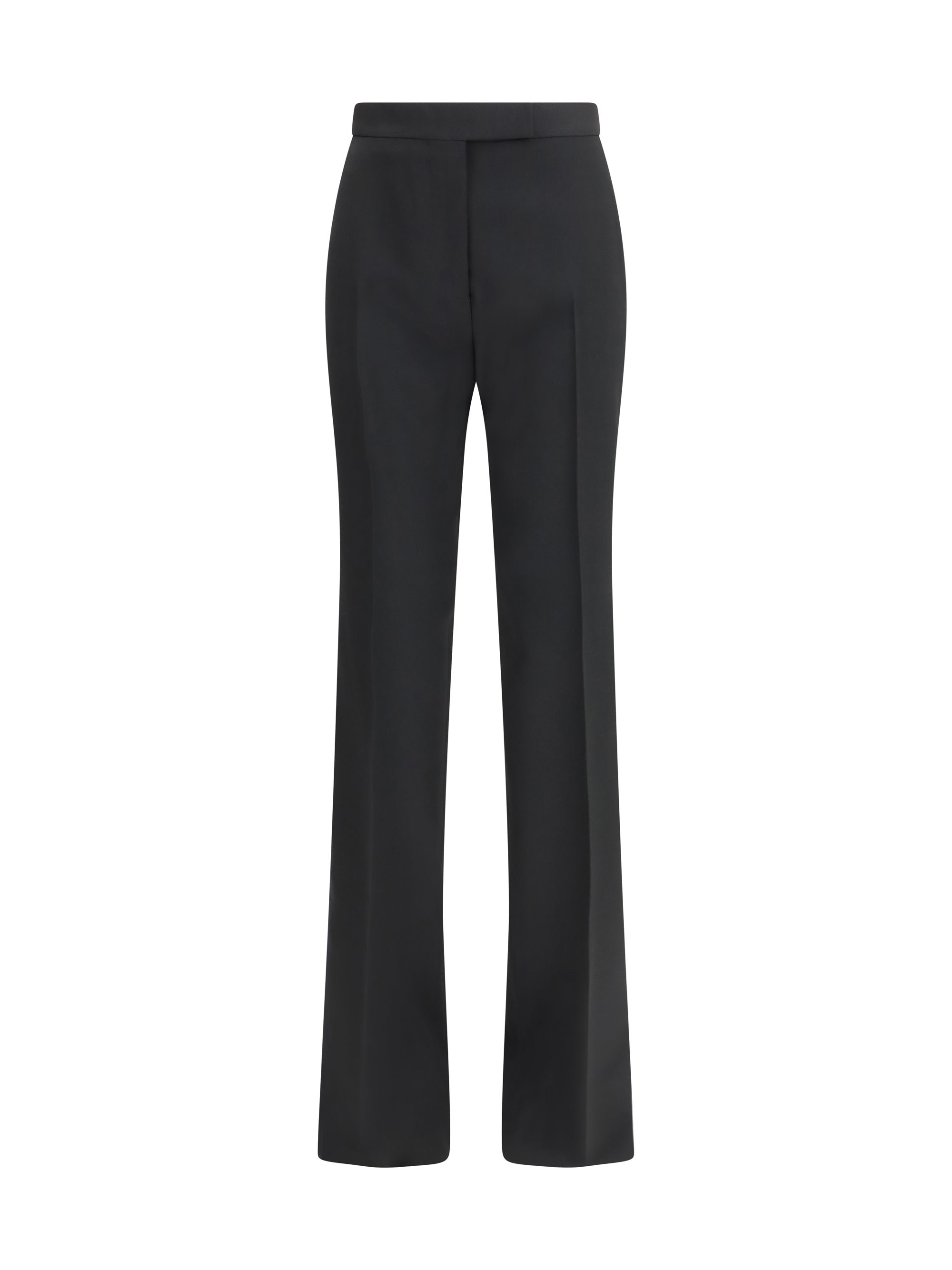 bicolour tailored straight-leg pants