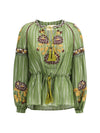lurex silk shirt