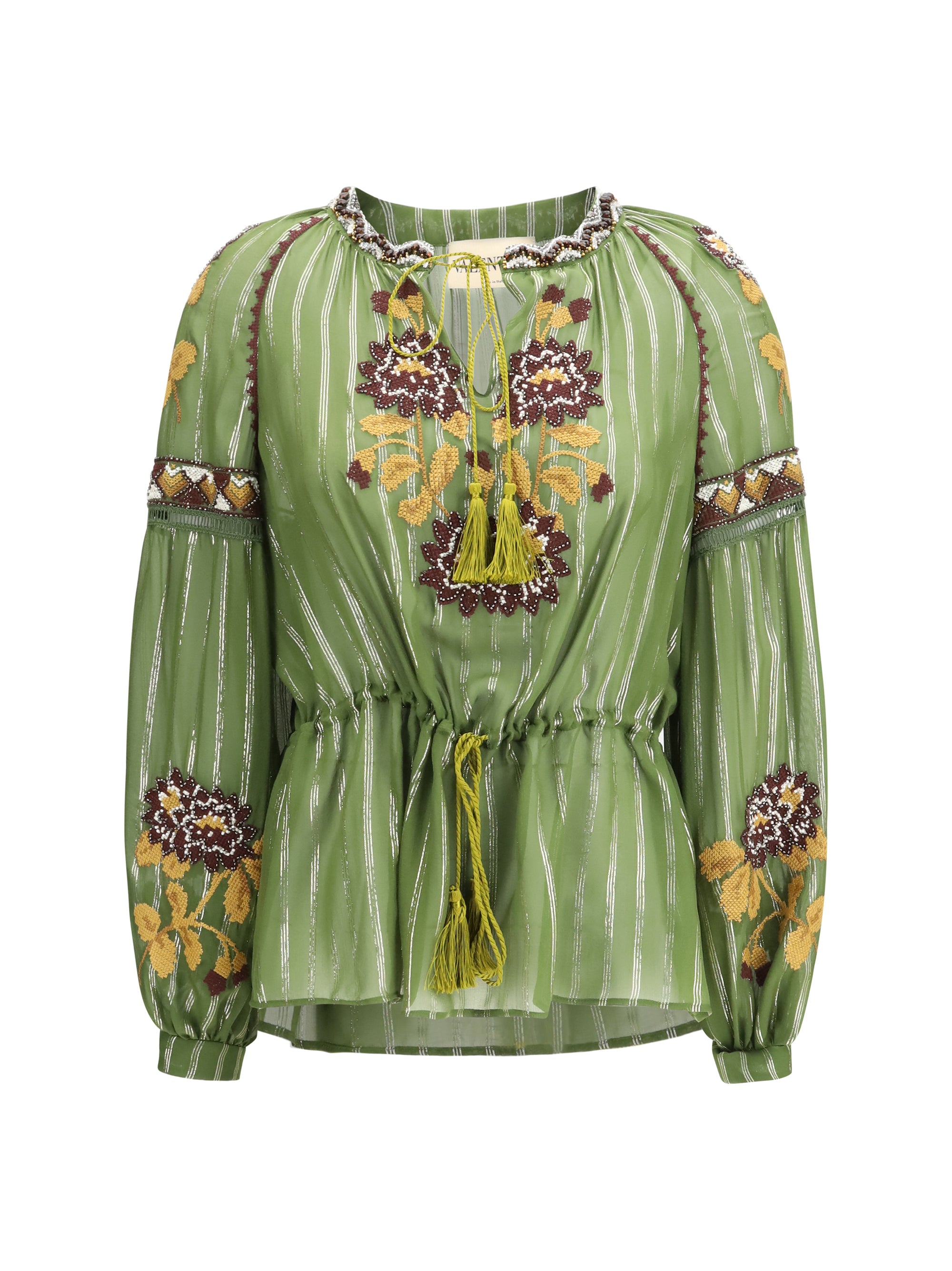 lurex silk shirt