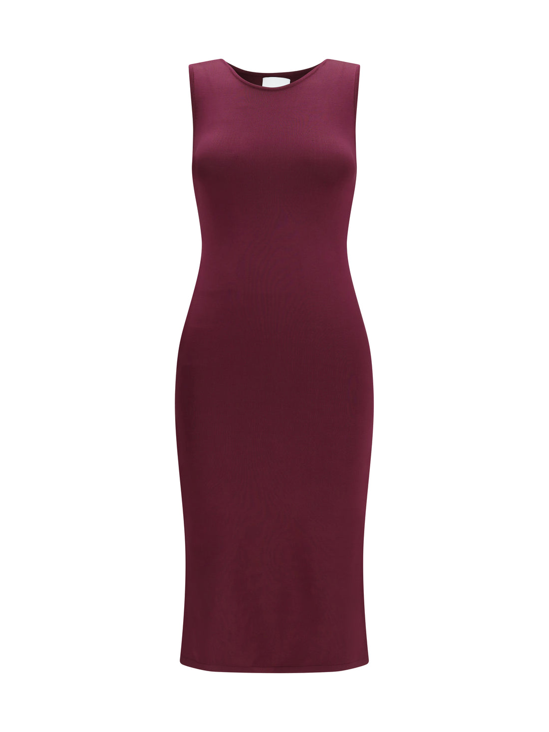 SA SU PHI 40 sleeveless slim-fit long silk dress
